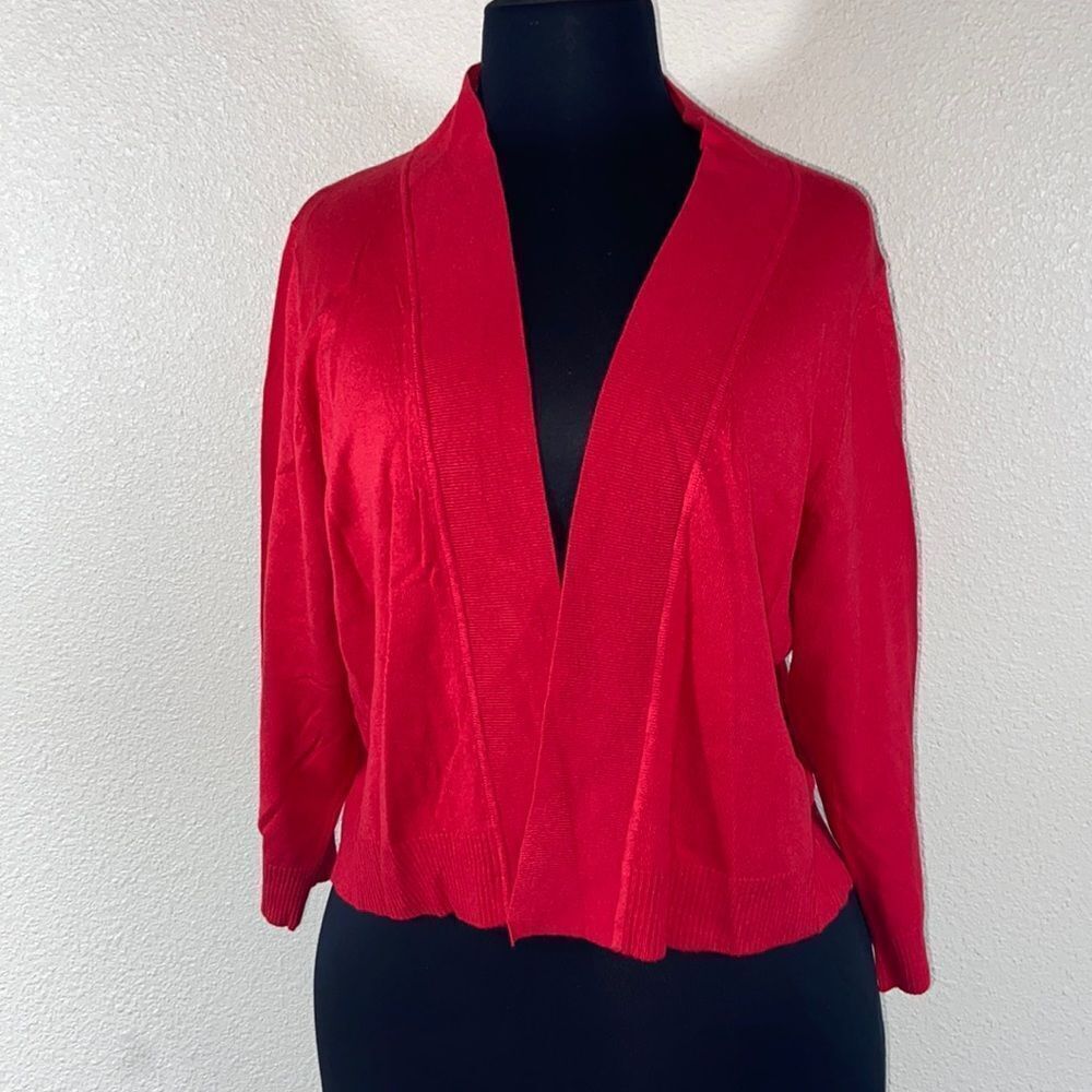 PERCEPTIONS WOMAN SWEATER BOLERO SIZE 16W NEW
